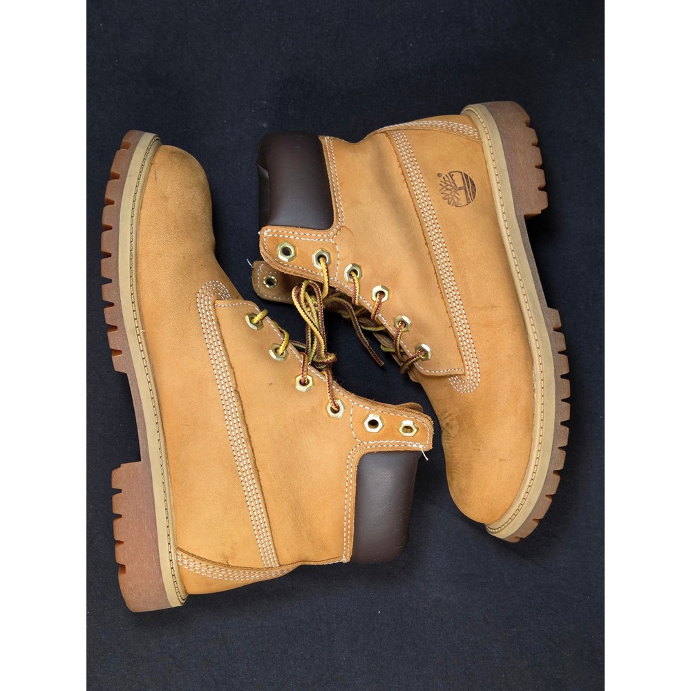 Timberland 6-Inch Premium Waterproof Boots Wheat Nubuck Leather 12909 Mens 5 M